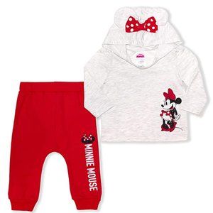 Disney Minnie Mouse Hoddie & Jogger Set NEW